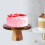 Wood Cake Stand Light Brown 9.84 Inches 5