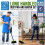Upright Dustpan Brush Set Long Handle Green Broom 3