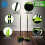 Upright Dustpan Brush Set Long Handle Green Broom 7