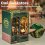 DIY Book Nook Kit Wooden Puzzle 3D Library Decor 5