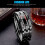 Red LED Digital Watch Waterproof Men's Classic Plated 3