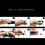 Red LED Digital Watch Waterproof Men's Classic Plated 5