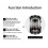 Red LED Digital Watch Waterproof Men's Classic Plated 6