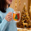 Christmas Juice Glass Double Old Fashioned Reusable Cup 4