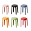 Bkn Stackable Round Nesting Stools Plastic Shower Stool 6PCS 8