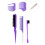 Hair Brush Set Bristle Edge Control Teasing Comb 3 pcs 5