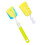 Sponge Bottle Scrubber with Handle 2 Pcs 9 Inch 8