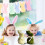 Easter Flocked Rabbit Figurine 3.75 Inch Spring Table Decor 7