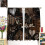 Coffee Graffiti Kitchen Curtains Vintage Brown 2 Panels 3