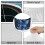 Blue Butterfly Car Hood Cover Stretch Polyester Elastic 6