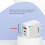 USB-C Wall Charger 200W 3-Port Fast Charging Adapter 5