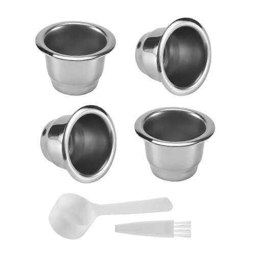 Nespresso-Compatible Stainless Steel Reusable Coffee Capsule 2