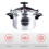 5L Dual-Handle Pressure Cooker Aluminum Non-Coated 4