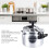 5L Dual-Handle Pressure Cooker Aluminum Non-Coated 2