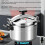 5L Dual-Handle Pressure Cooker Aluminum Non-Coated 3