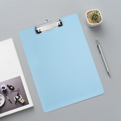 A4 Plastic Clipboard Colored Low-Profile Clip 1 Pack 1