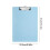 A4 Plastic Clipboard Colored Low-Profile Clip 1 Pack 3