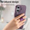 Purple MagSafe Phone Case for iPhone 16 Plus 6.7 inch with 6
