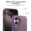 Purple MagSafe Phone Case for iPhone 16 Plus 6.7 inch with 4