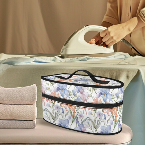 Portable Steamer Travel Case with Handle Rose Pattern 1