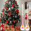 Extra Large Christmas Tree Pendant Teardrop Ornament 5
