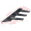 Car Rear Windshield Sticker Trim Louver Sunshade Black 4