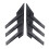 Car Rear Windshield Sticker Trim Louver Sunshade Black 2