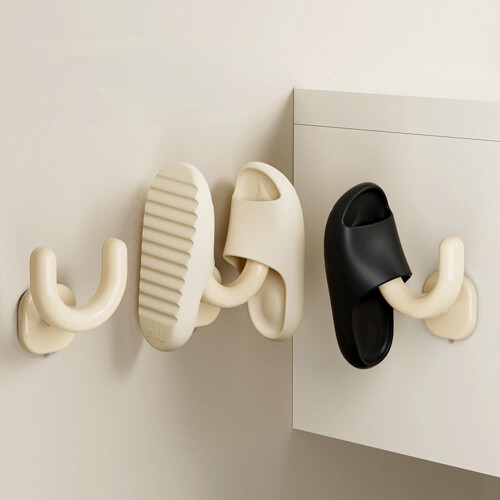 U-Shaped Suction Cup Hook Wall-Mounted Shoe Hanger 2