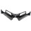 Motorcycle Front Fairing Winglet for NMAX125 Black 4