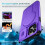 Purple Rugged iPhone 12 Pro Max Case 6.7 inch with MagSafe 7