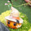 Mini Resin Pumpkin Figurines with Witch Hat or Ghost – 3