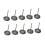 Steel Wire Wheel Set for Rotary Tool 10 pcs 7