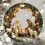 Christian Wooden Nativity Ornament Set 4