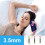 iPhone Headphone Adapter Right-Angle 3.5mm Female Aux 3