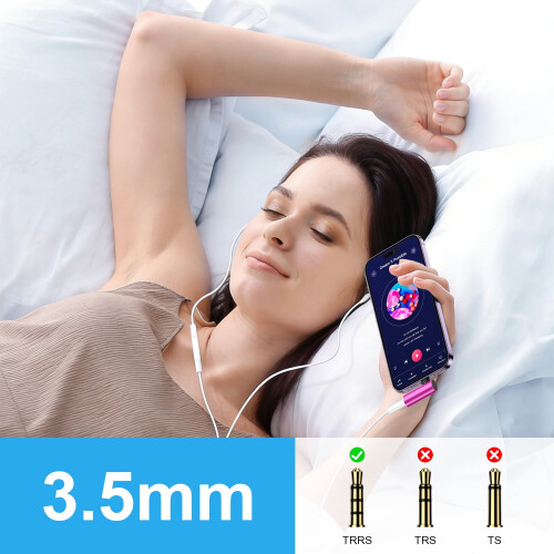 iPhone Headphone Adapter Right-Angle 3.5mm Female Aux 2