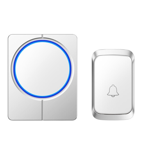 Wireless Digital Doorbell Battery-Powered 1 Unit 1