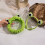 Cute Frog Eyes Wash Face Headband Plush Wrapped Elastic 8
