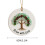 Christmas Acrylic Flat Ornament 2D Holiday Decoration 2