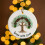 Christmas Acrylic Flat Ornament 2D Holiday Decoration 3