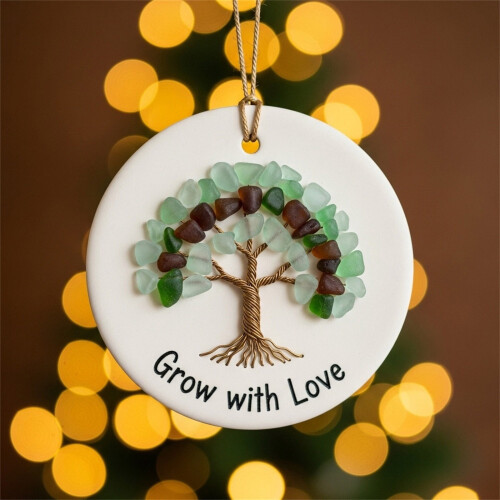 Christmas Acrylic Flat Ornament 2D Holiday Decoration 2