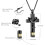 Cross Urn Necklace for Ashes with Birthstone Keepsake 2