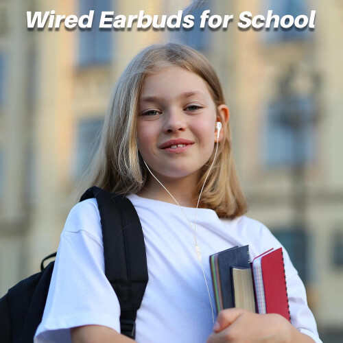 Wired Earbuds with Mic Heavy Bass Noise Isolation 5-Pack 1