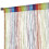 Rainbow Glitter Door Curtain with Silver Thread Boho Beaded 2