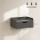Homcom Mesitas de Noche Negro 40 x 30 x 19.5 cm 8