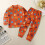 Toddler Solid Color Sweatshirt and Joggers Set Coffee 5-6 2