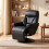Homcom HOMCOM Upholstered Reclining Armchair with Adjustable Backrest, Black 8