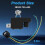 Battery Current Sensor with Pigtail Connector for Honda 6