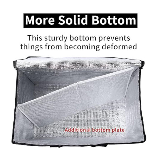 Insulated Delivery Bag Extra Large Gray 2