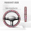 Heart Pattern Golf Cart Steering Wheel Cover Universal Heat 5