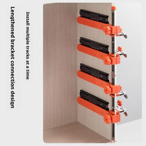 Drawer Slide Installation Jig Kit with Toggle Clamp 1